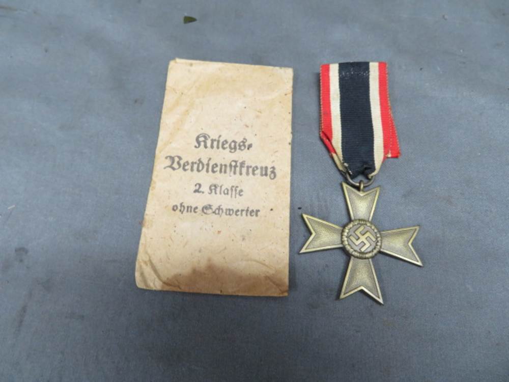 WWII GERMAN WAR MERIT CROSS 2ND CLASS W/O SWORDS-W/ ENEVELOPE-img-10