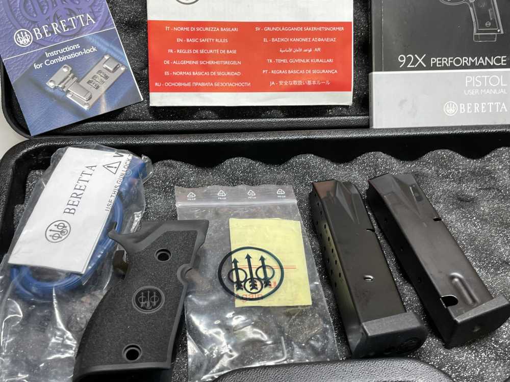 Beretta 92x performance 9mm Bronze new -img-23