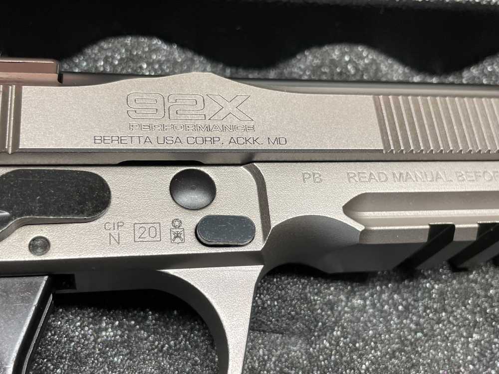 Beretta 92x performance 9mm Bronze new -img-11