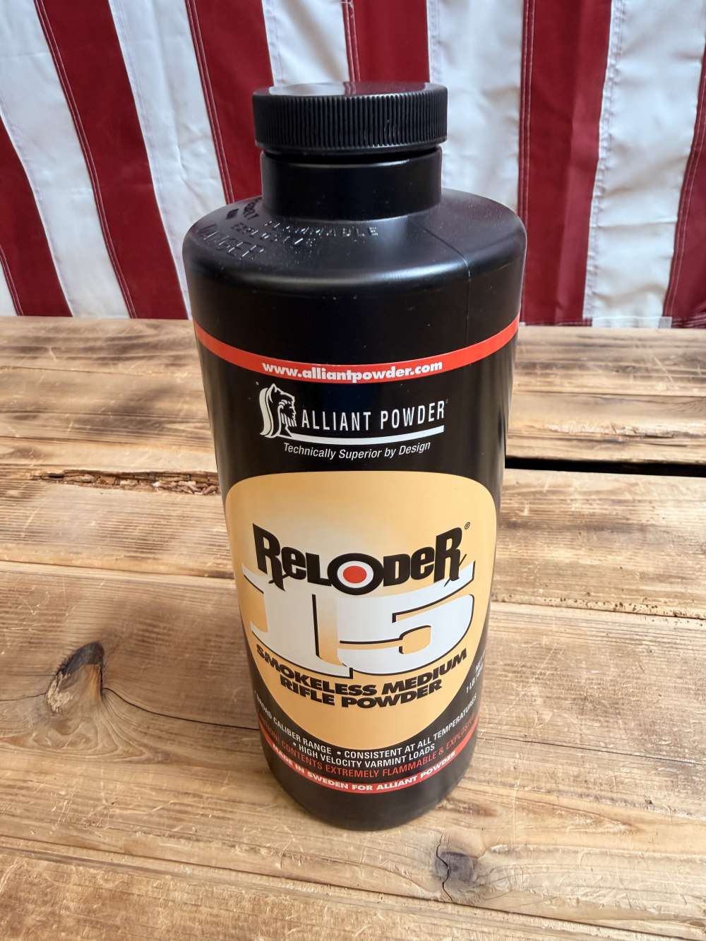 Alliant Powder Reloader 15 Smokeless Medium Rifle Powder Great for Precisio-img-1
