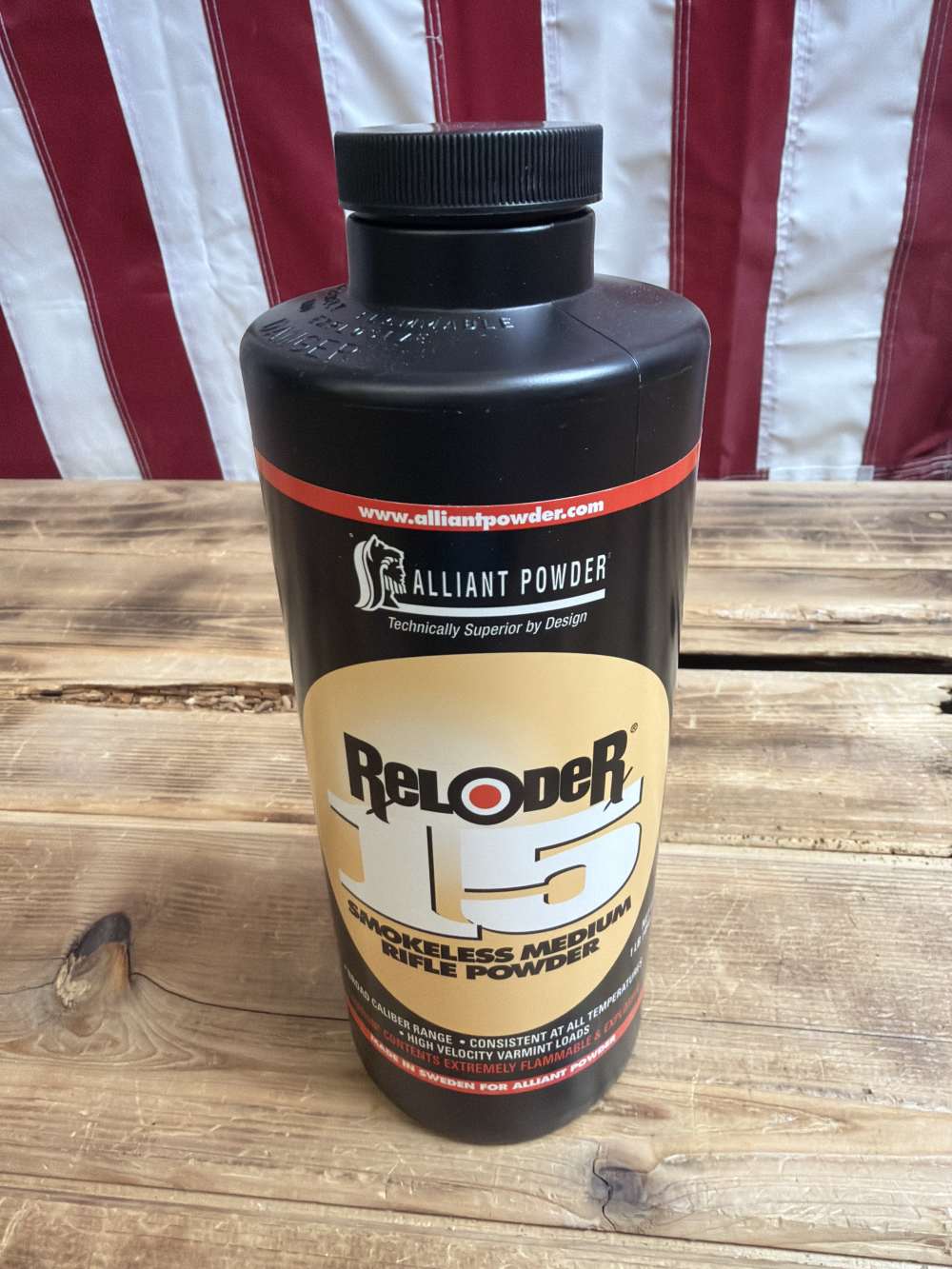 Alliant Powder Reloader 15 Smokeless Medium Rifle Powder Great for Precisio-img-0