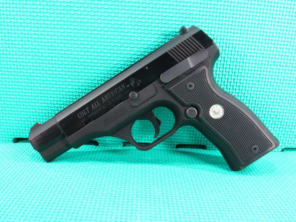 Colt All American Model 2000 9mm Blued 2 Mags w/Box Made in 1992 Nice!-img-8
