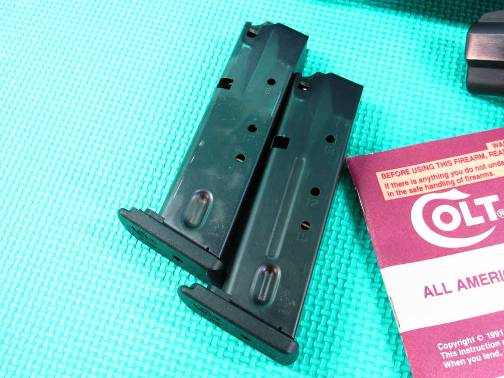 Colt All American Model 2000 9mm Blued 2 Mags w/Box Made in 1992 Nice!-img-1