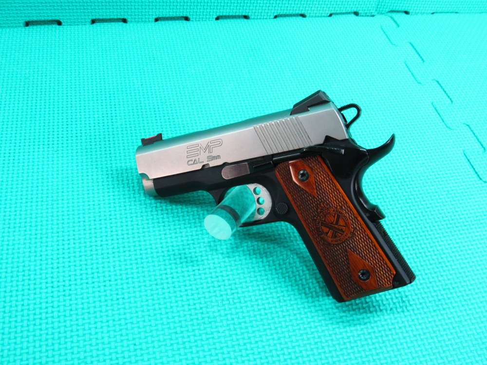 Springfield Armory Model 1911 EMP Semi-Auto Bi-Tone 9mm with Extras Nice!-img-3