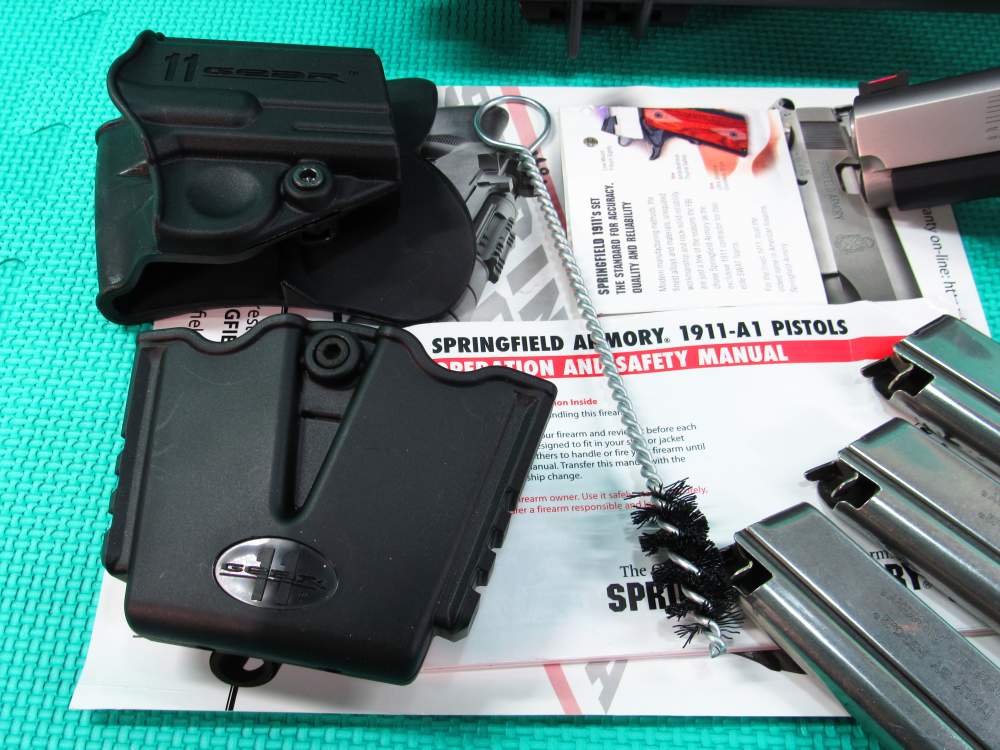 Springfield Armory Model 1911 EMP Semi-Auto Bi-Tone 9mm with Extras Nice!-img-1