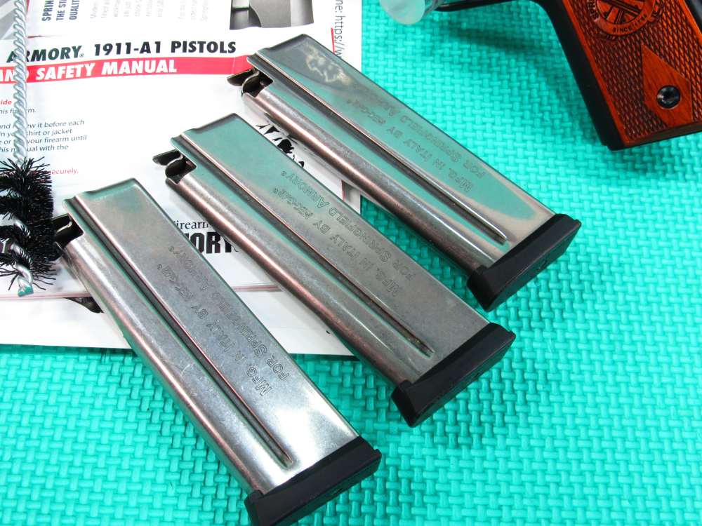 Springfield Armory Model 1911 EMP Semi-Auto Bi-Tone 9mm with Extras Nice!-img-2
