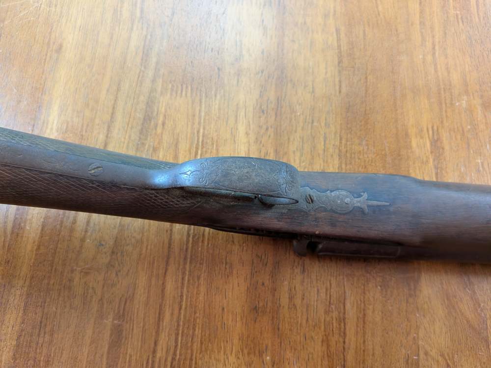Antique Cap & Ball 12ga Side-by-Side – No FFL – Project/Wall Hanger-img-59