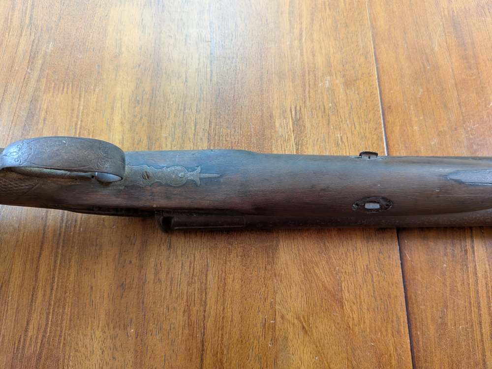 Antique Cap & Ball 12ga Side-by-Side – No FFL – Project/Wall Hanger-img-57