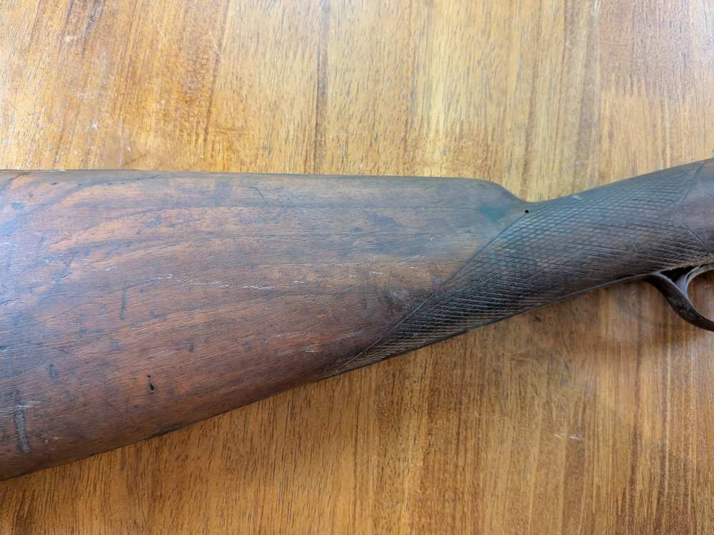 Antique Cap & Ball 12ga Side-by-Side – No FFL – Project/Wall Hanger-img-2