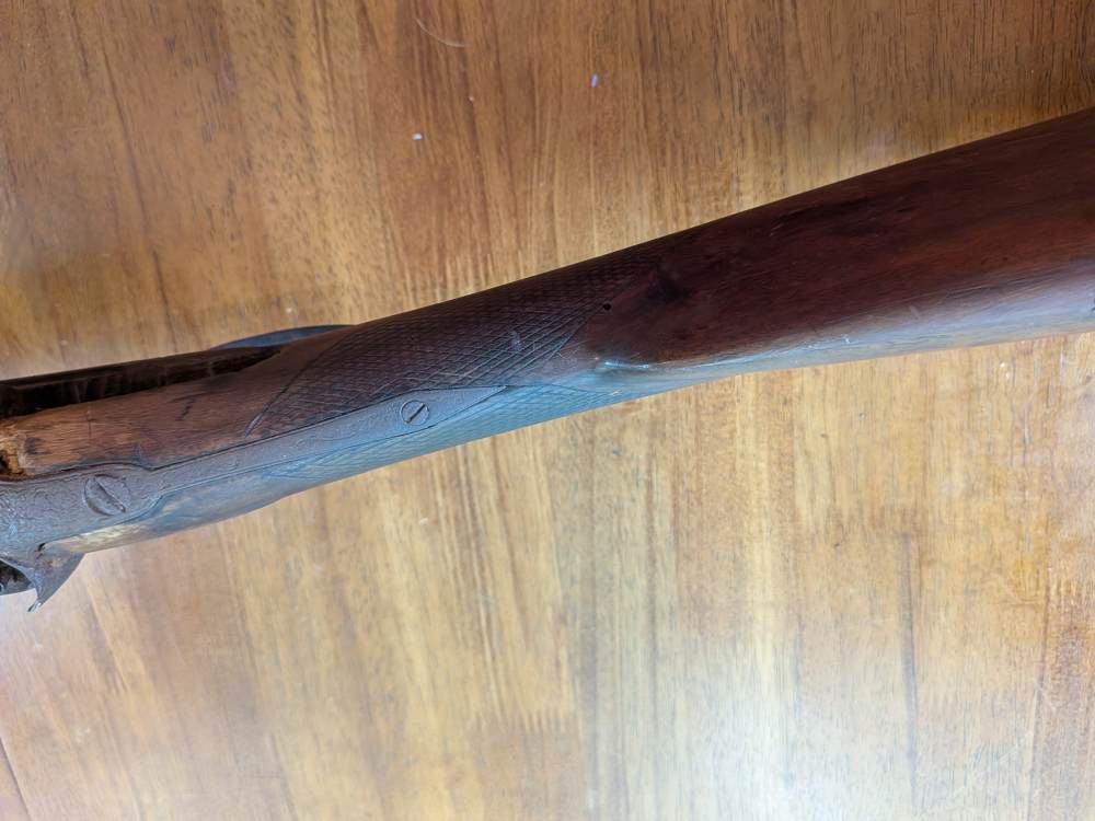 Antique Cap & Ball 12ga Side-by-Side – No FFL – Project/Wall Hanger-img-15