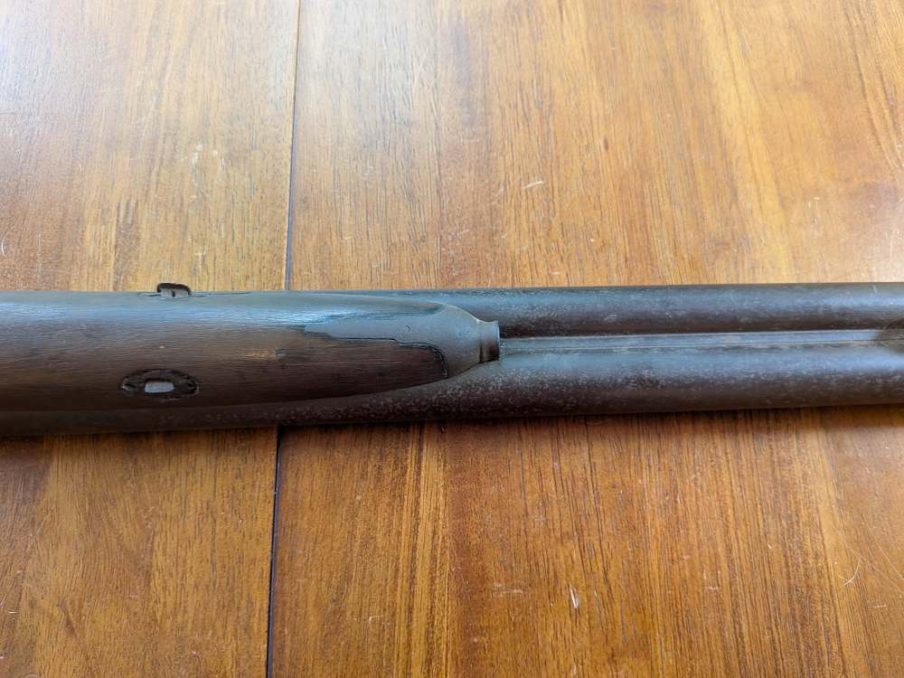 Antique Cap & Ball 12ga Side-by-Side – No FFL – Project/Wall Hanger-img-55