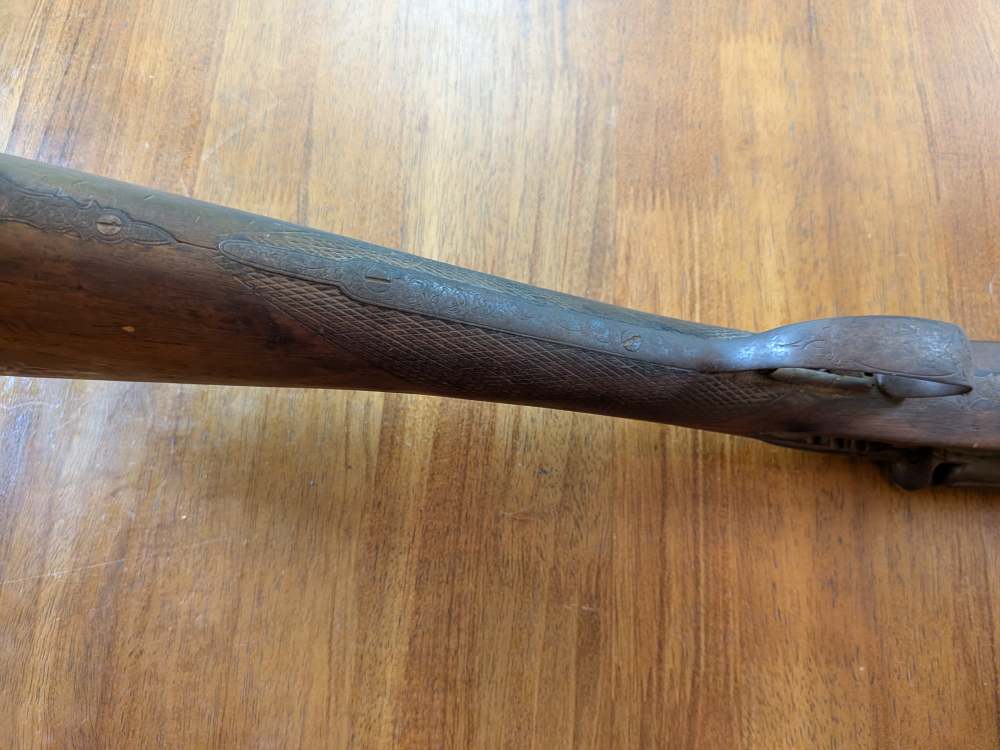 Antique Cap & Ball 12ga Side-by-Side – No FFL – Project/Wall Hanger-img-60