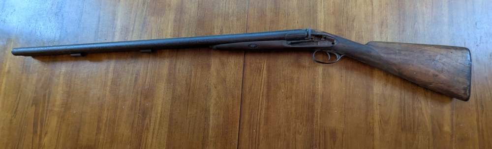 Antique Cap & Ball 12ga Side-by-Side – No FFL – Project/Wall Hanger-img-25