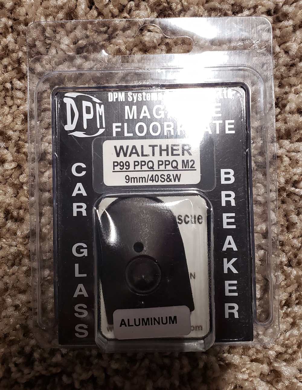 Walther Magazine Floorplate for 9mm by DPM Systems-img-0