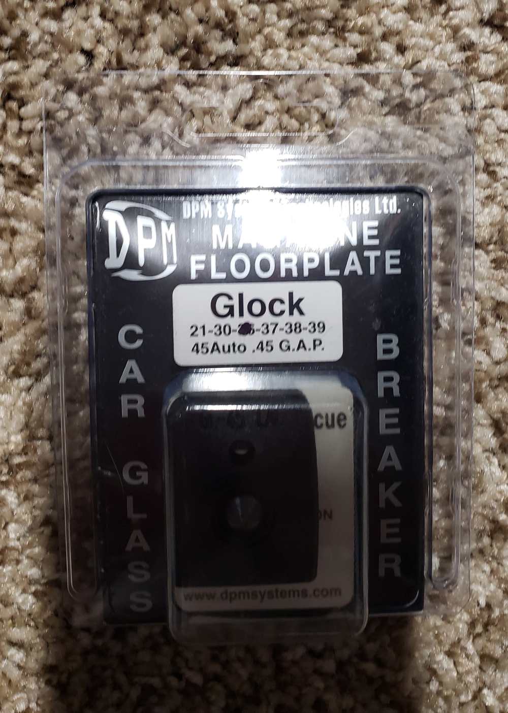 Glock Magazine Floorplate for .45 ACP by DPM Systems-img-0