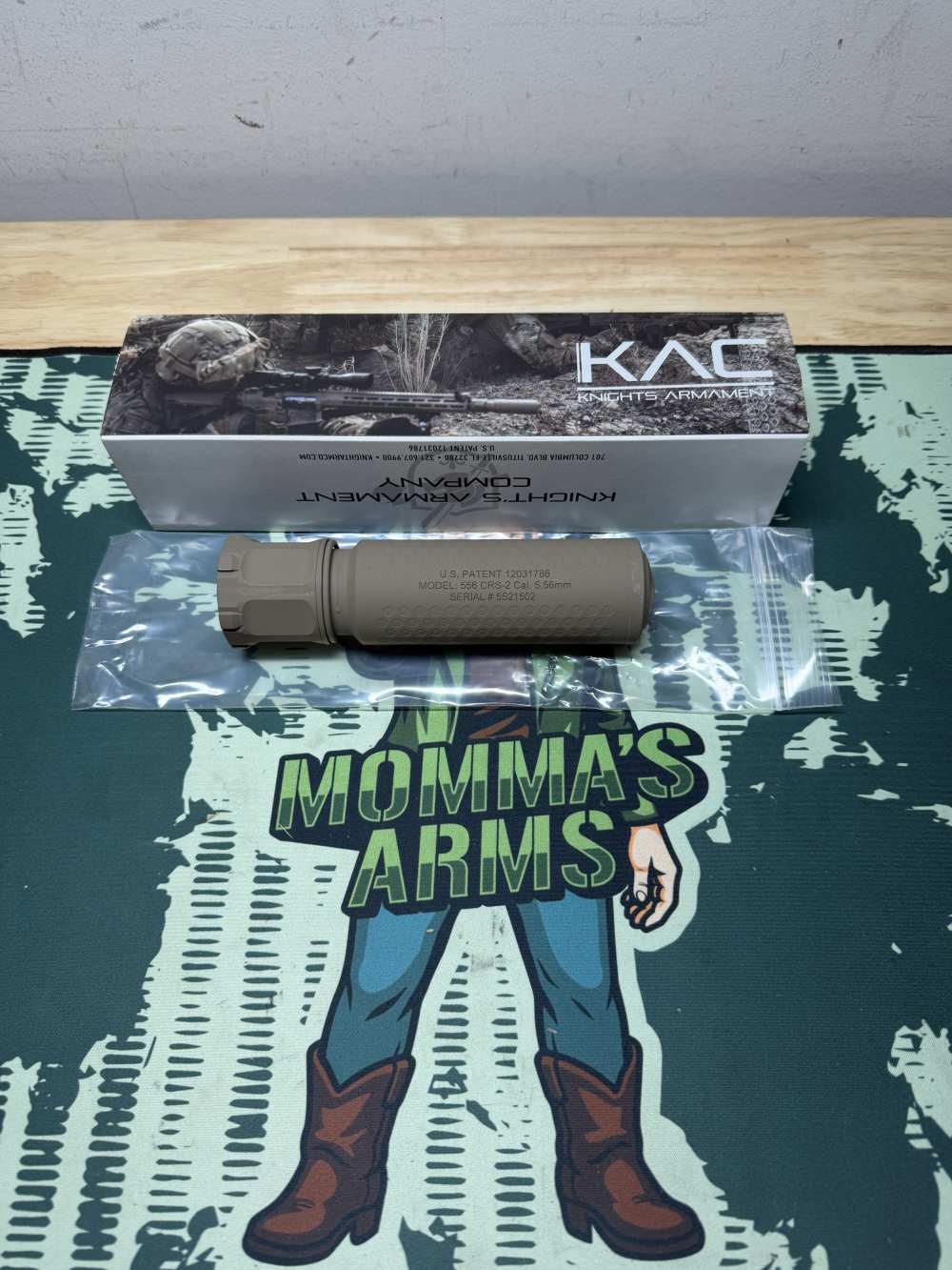 NEW Knights Armament KAC 556 CRS-2 Suppressor FDE-img-0