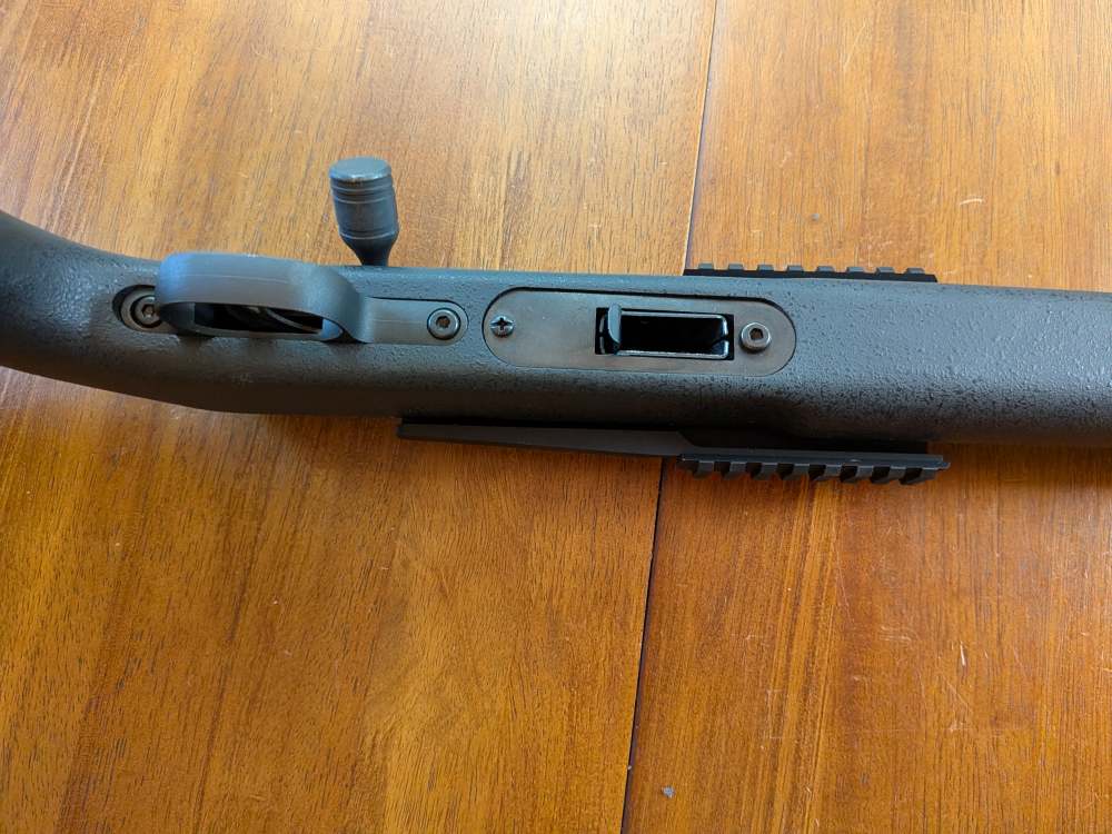Savage Mark II .22LR – Fluted Threaded Bull Barrel – Bipod – Rail – No Mag-img-37