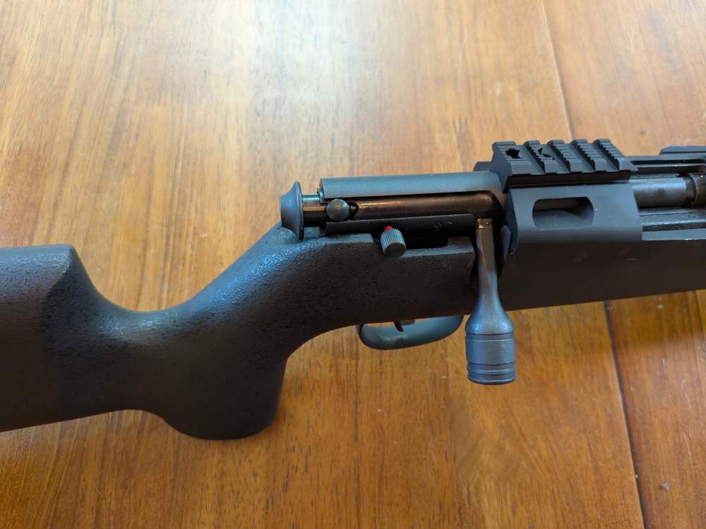 Savage Mark II .22LR – Fluted Threaded Bull Barrel – Bipod – Rail – No Mag-img-30