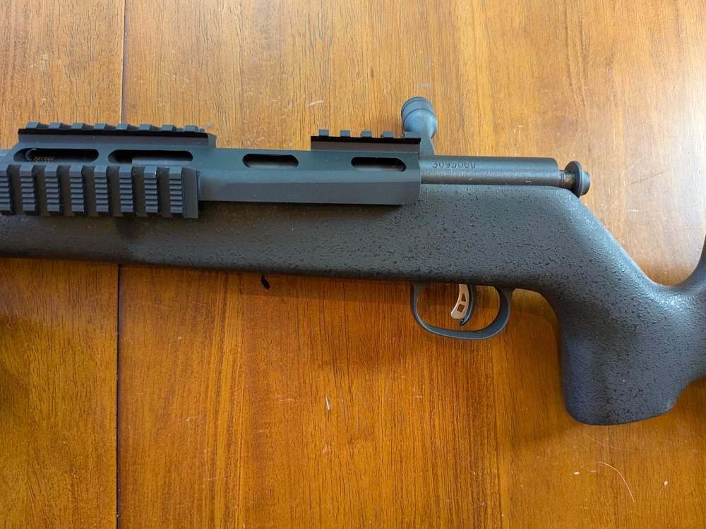 Savage Mark II .22LR – Fluted Threaded Bull Barrel – Bipod – Rail – No Mag-img-3