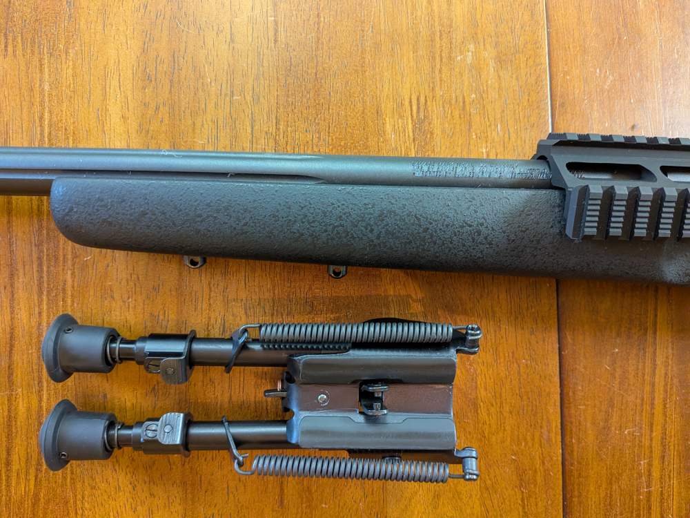 Savage Mark II .22LR – Fluted Threaded Bull Barrel – Bipod – Rail – No Mag-img-5