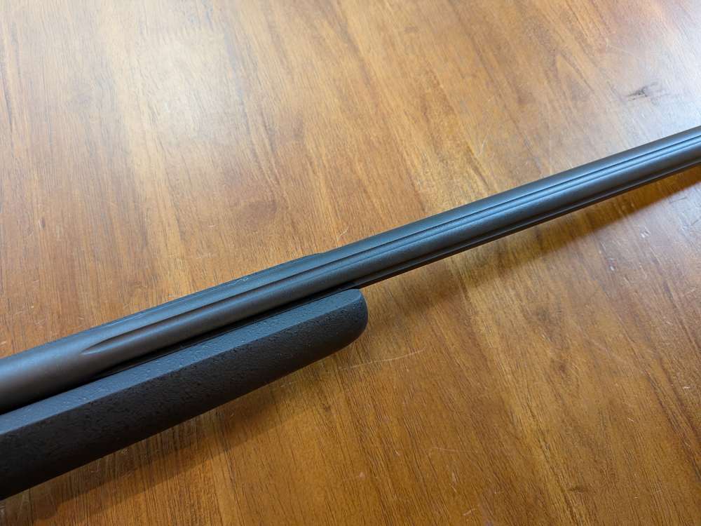 Savage Mark II .22LR – Fluted Threaded Bull Barrel – Bipod – Rail – No Mag-img-25