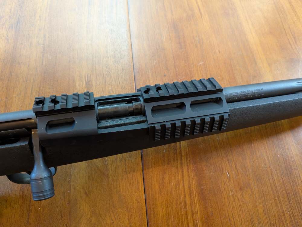 Savage Mark II .22LR – Fluted Threaded Bull Barrel – Bipod – Rail – No Mag-img-28