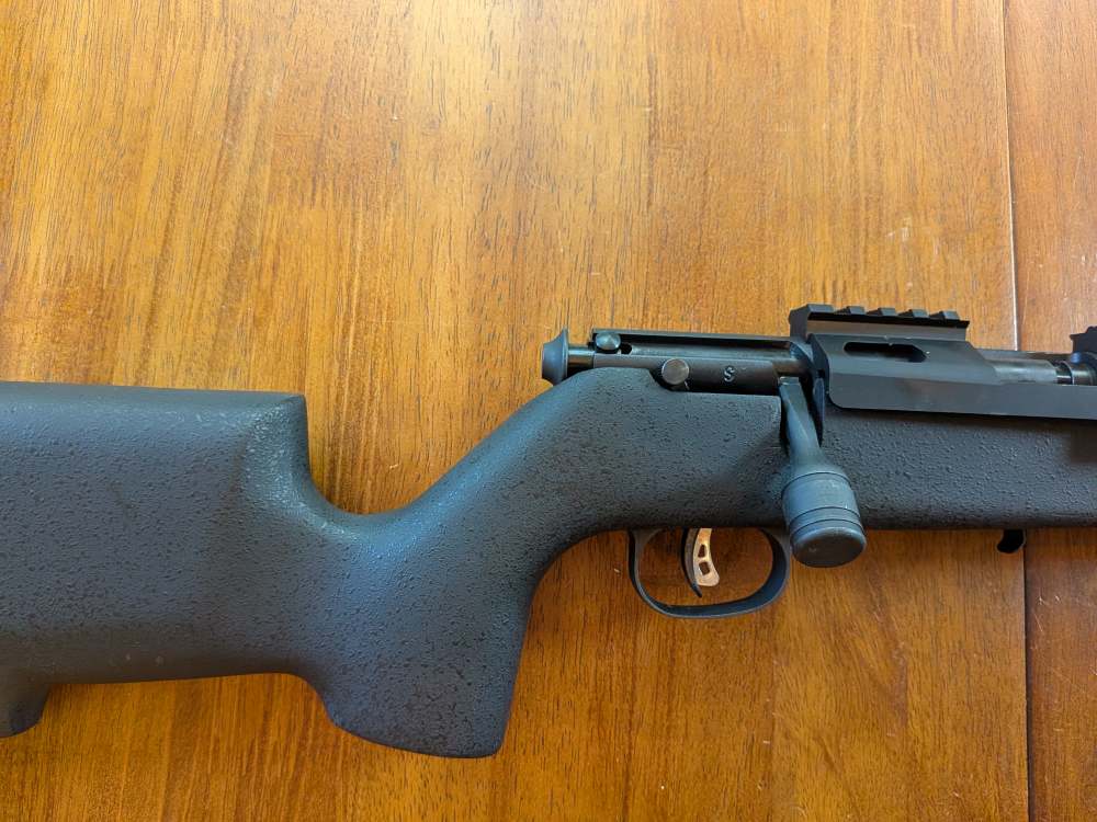 Savage Mark II .22LR – Fluted Threaded Bull Barrel – Bipod – Rail – No Mag-img-13