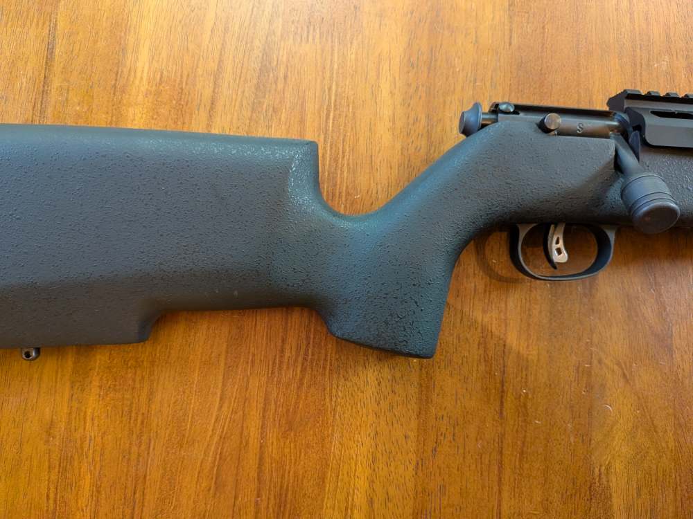 Savage Mark II .22LR – Fluted Threaded Bull Barrel – Bipod – Rail – No Mag-img-12