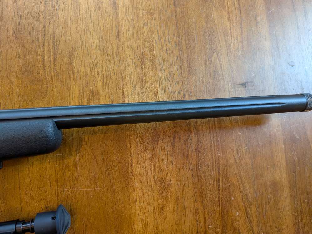 Savage Mark II .22LR – Fluted Threaded Bull Barrel – Bipod – Rail – No Mag-img-20