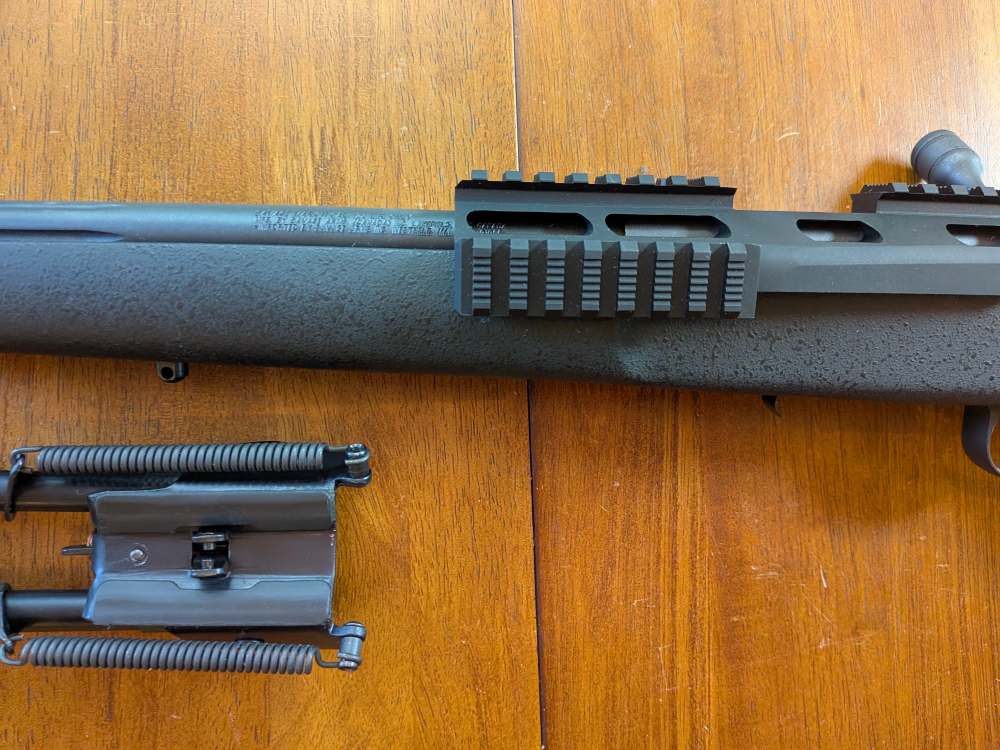Savage Mark II .22LR – Fluted Threaded Bull Barrel – Bipod – Rail – No Mag-img-4