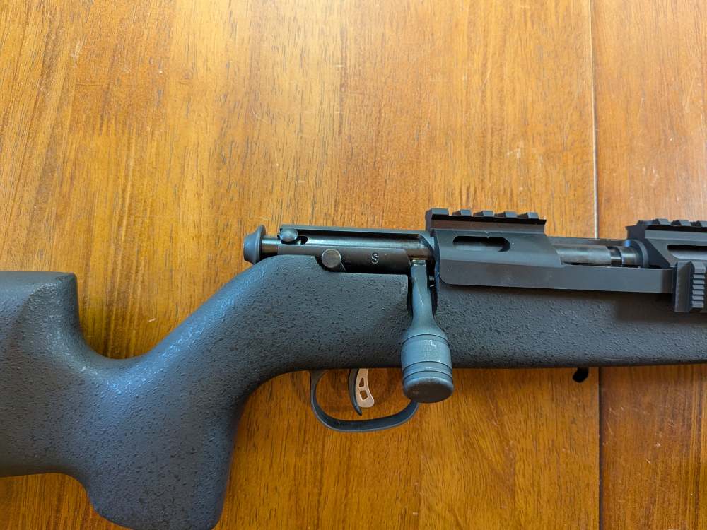 Savage Mark II .22LR – Fluted Threaded Bull Barrel – Bipod – Rail – No Mag-img-14