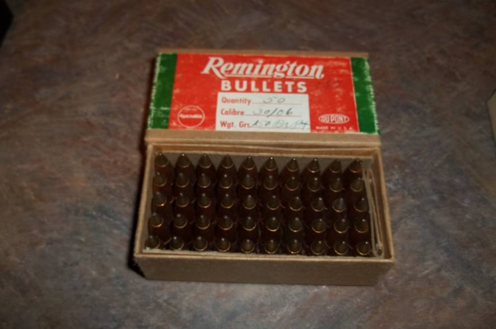 30 cal, .308, Remington Bronze Tip Bullets, 50ct with Factory Box-img-0