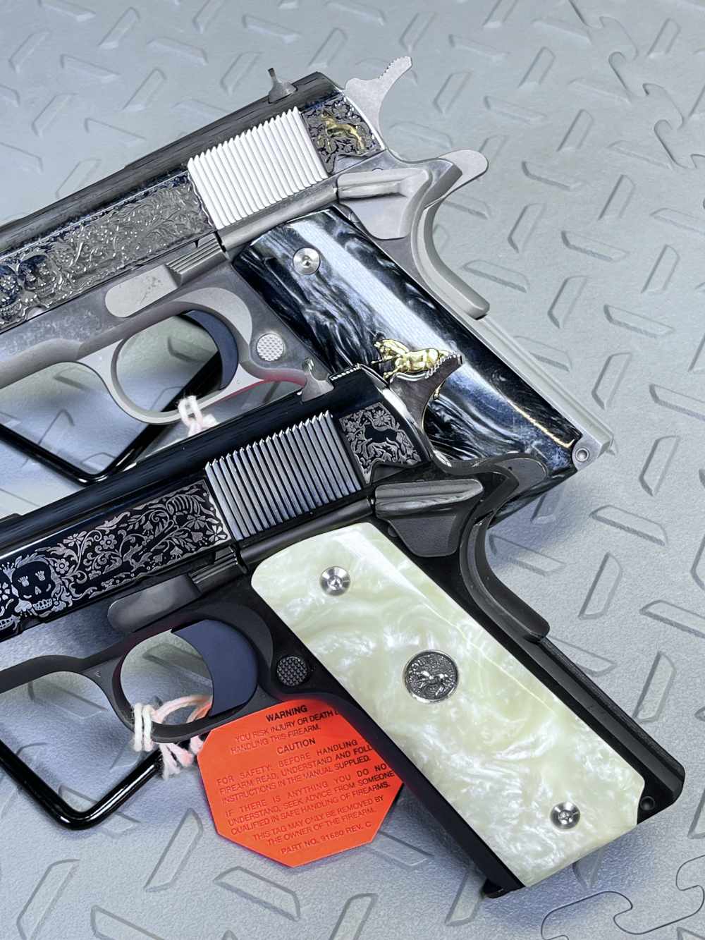 MATCHING SERIAL #005 OLD & NEW COLT TALO DAY OF THE DEAD .38 SPR NO CC FEE-img-9