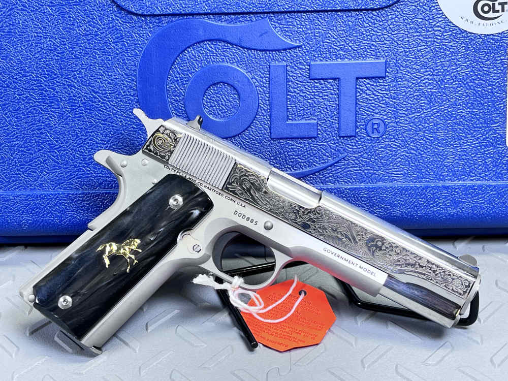 MATCHING SERIAL #005 OLD & NEW COLT TALO DAY OF THE DEAD .38 SPR NO CC FEE-img-4