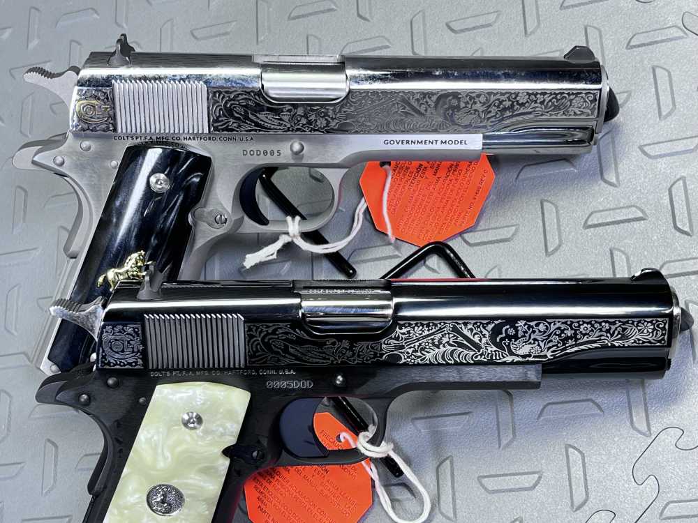MATCHING SERIAL #005 OLD & NEW COLT TALO DAY OF THE DEAD .38 SPR NO CC FEE-img-7
