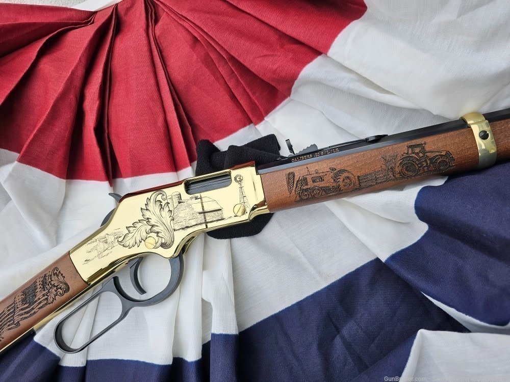 American Farmer Engraved Henry Golden Boy. Limited Edition! $50 OFF TODAY!-img-3