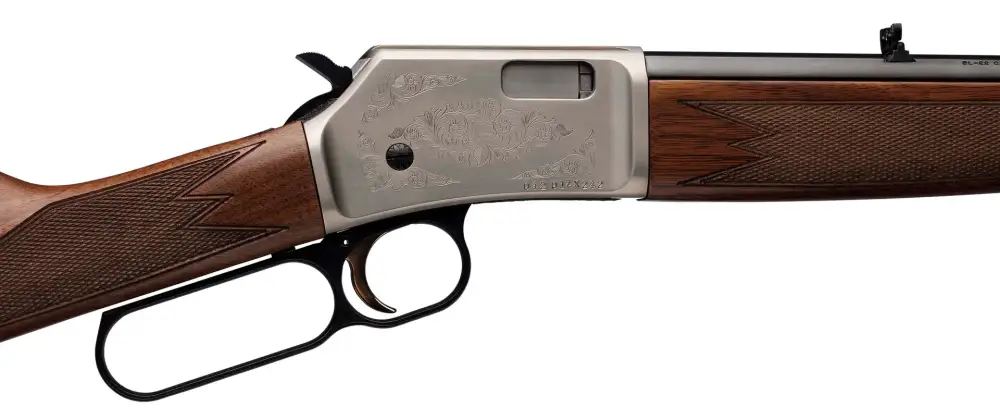 Browning BL-22 – 22LR – 20? Barrel – Engraved Nickel Receiver -img-2