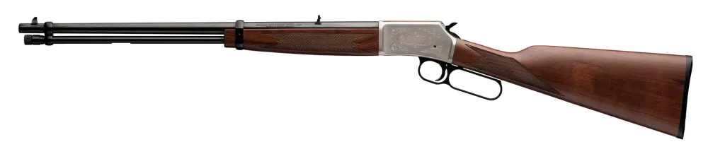 Browning BL-22 – 22LR – 20? Barrel – Engraved Nickel Receiver -img-1