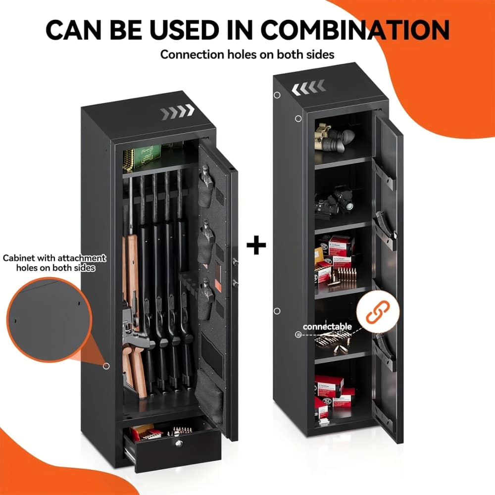 Extra Large 2 in 1 Joined/Unjoined Custom Storage Gun Safe 59"x32"x15" G43-img-1