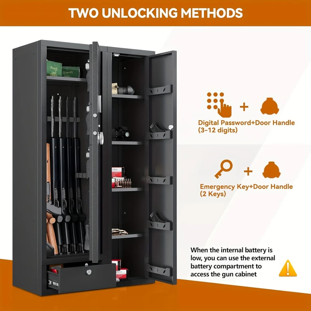 Extra Large 2 in 1 Joined/Unjoined Custom Storage Gun Safe 59"x32"x15" G43-img-2