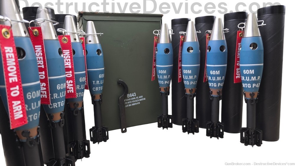 60mm P47 TRUMP ammo *8 ROUND CAN* for M2 M19 M224 Mortar artillery cannon-img-11