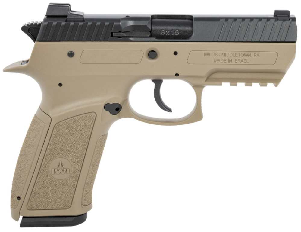 IWI JERICHO ENHANCED 9MM FDE 3.8" POLYMER FRAME NEW-img-0