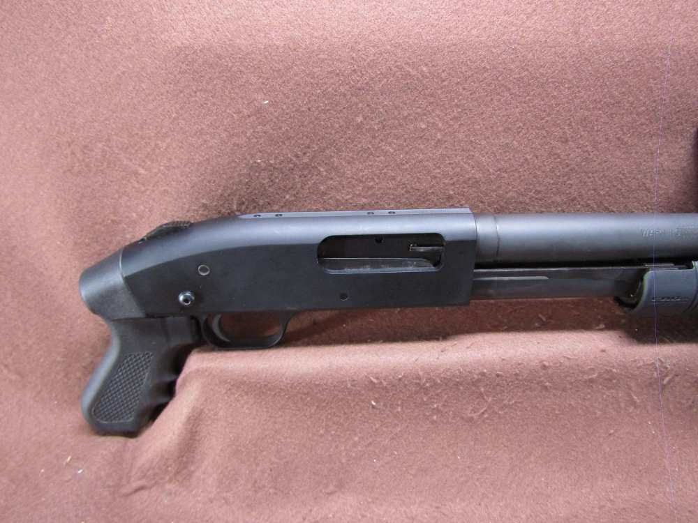 Mossberg 500 Chainsaw 12 Ga 3" Pump 18.5" Cyl Bore Ck BRL VG Bore-img-3