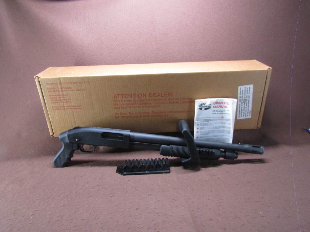 Mossberg 500 Chainsaw 12 Ga 3" Pump 18.5" Cyl Bore Ck BRL VG Bore-img-0