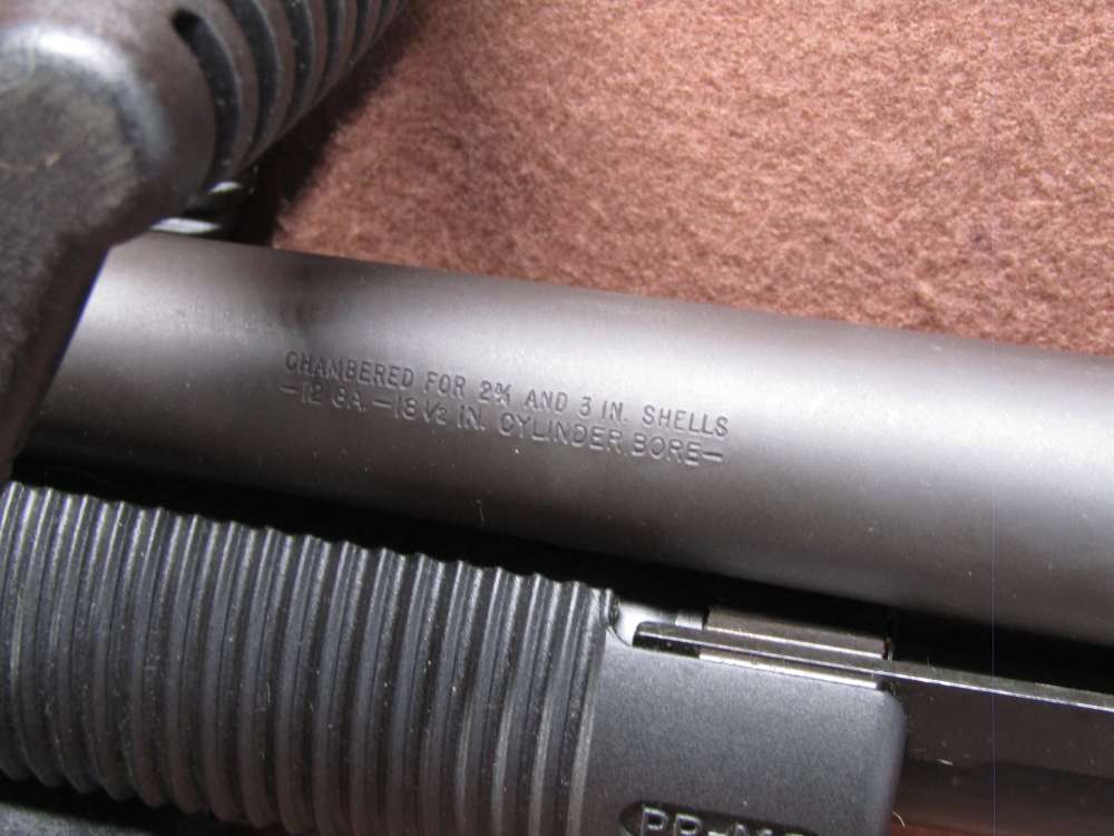 Mossberg 500 Chainsaw 12 Ga 3" Pump 18.5" Cyl Bore Ck BRL VG Bore-img-19