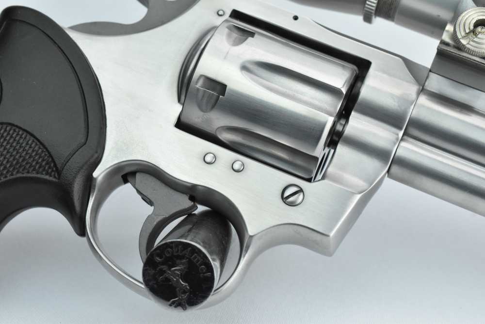 RARE Colt King Cobra 8" .357 Mag Revolver with Scope -img-12