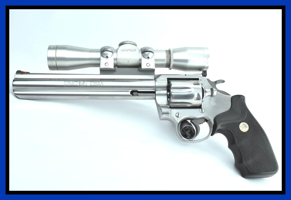 RARE Colt King Cobra 8" .357 Mag Revolver with Scope -img-0
