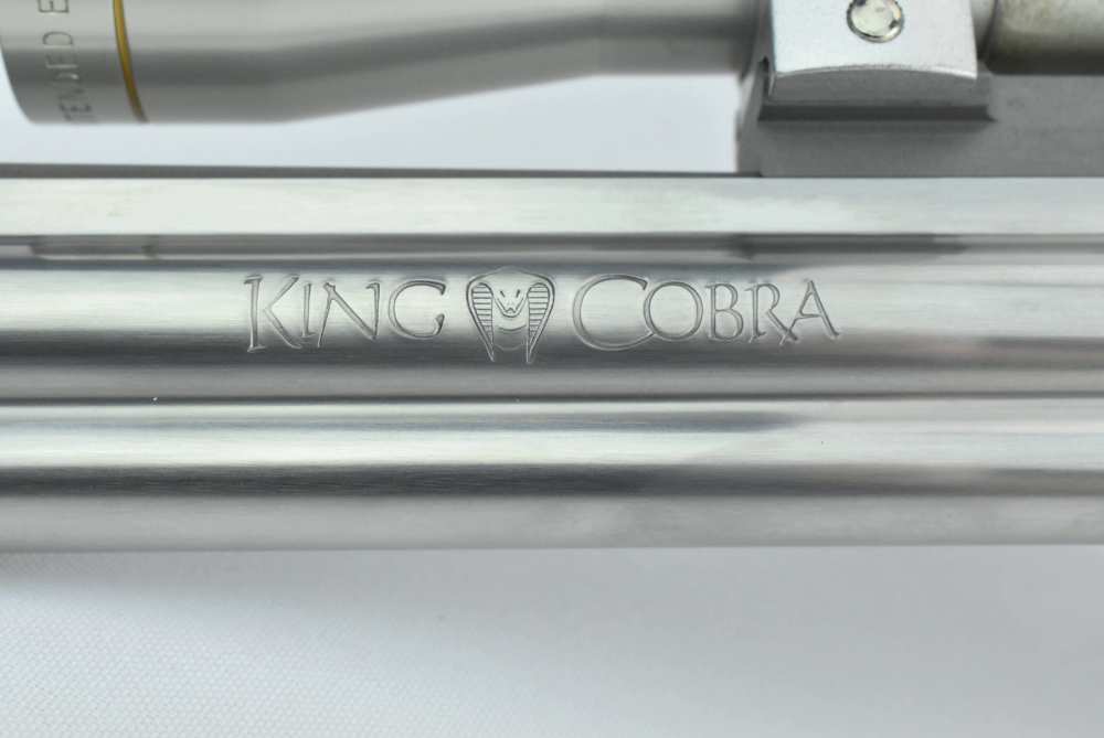 RARE Colt King Cobra 8" .357 Mag Revolver with Scope -img-1