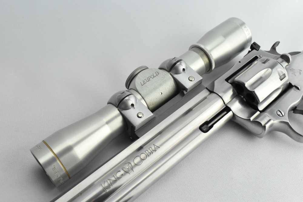 RARE Colt King Cobra 8" .357 Mag Revolver with Scope -img-35
