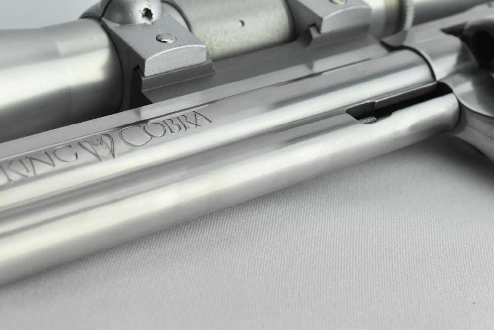 RARE Colt King Cobra 8" .357 Mag Revolver with Scope -img-21